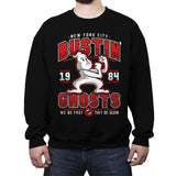 New York City Bustin' Ghosts - Crew Neck Sweatshirt Crew Neck Sweatshirt RIPT Apparel
