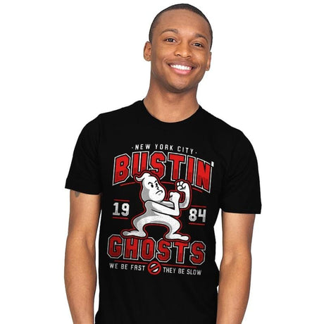 New York City Bustin' Ghosts - Mens T-Shirts RIPT Apparel