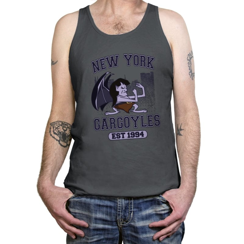 New York Gargoyles - Shirt Club - Tanktop Tanktop RIPT Apparel X-Small / Asphalt