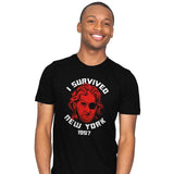 New York Survivor - Mens T-Shirts RIPT Apparel Small / Black
