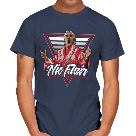 Nic Flair - Mens T-Shirts RIPT Apparel Small / Navy