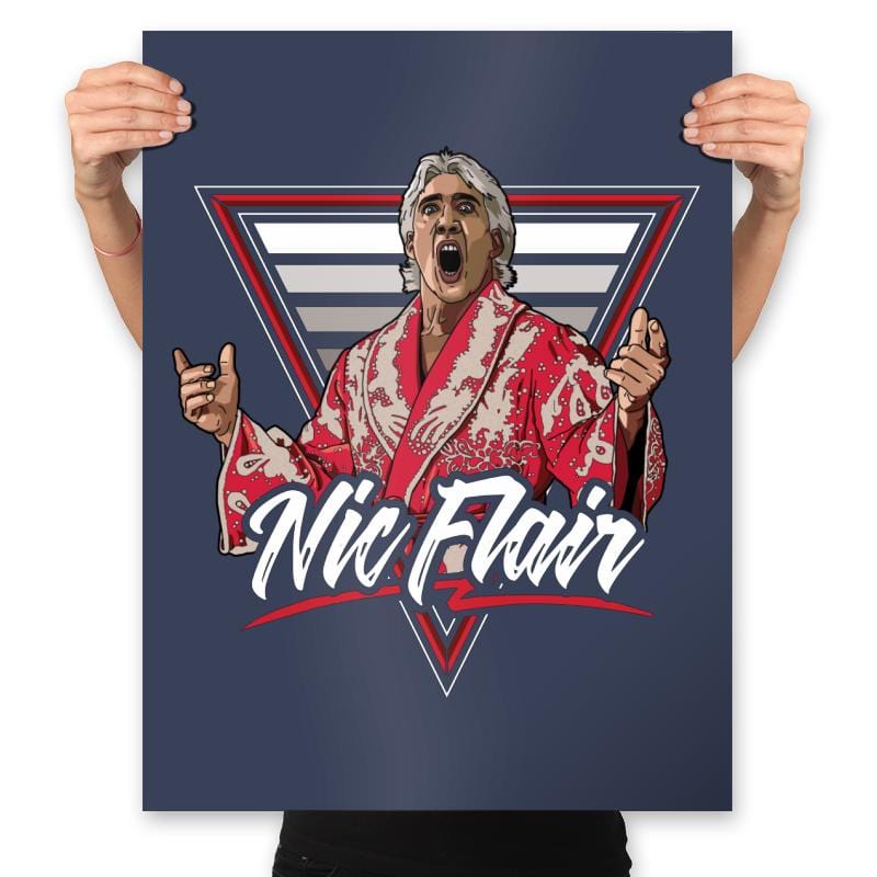 Nic Flair - Prints Posters RIPT Apparel 18x24 / Navy