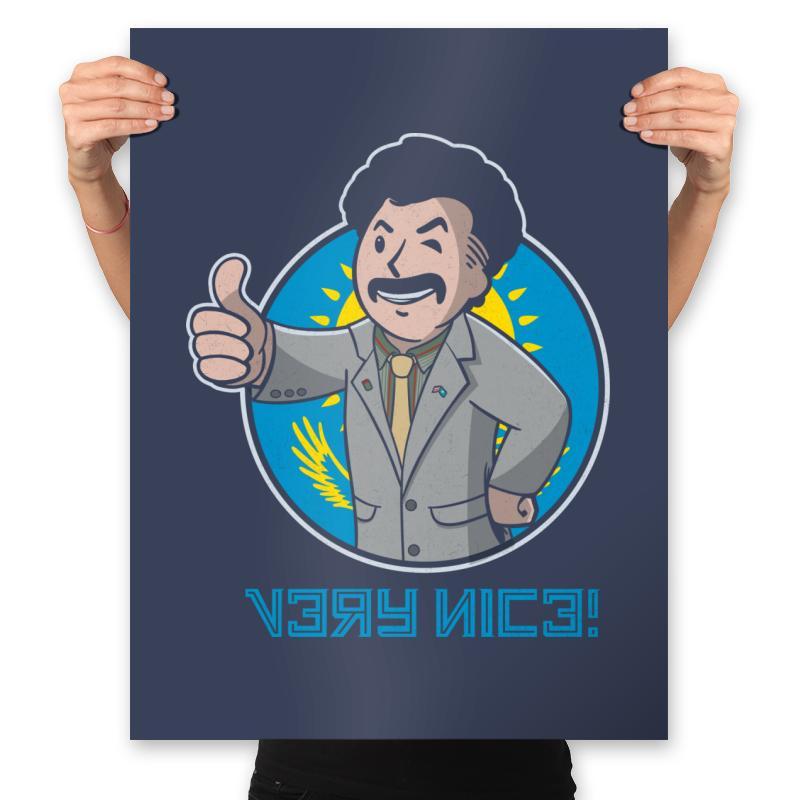Nice Boy - Prints Posters RIPT Apparel 18x24 / Navy