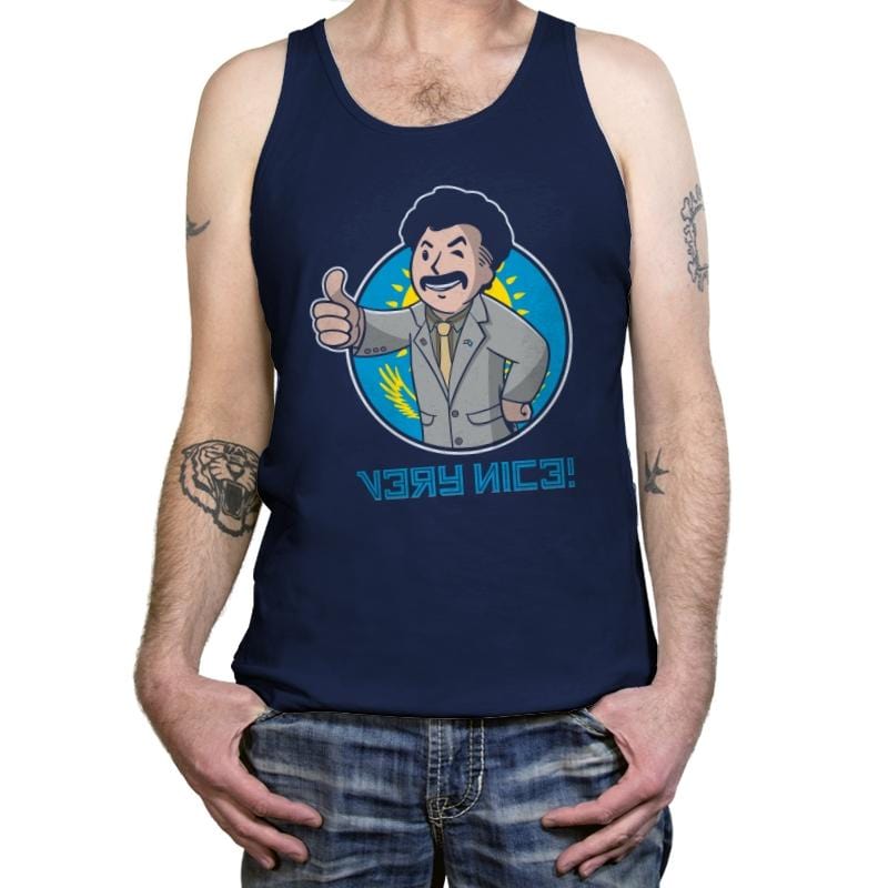 Nice Boy - Tanktop Tanktop RIPT Apparel X-Small / Navy