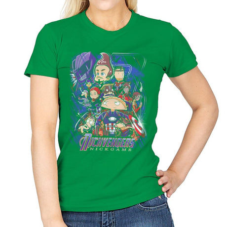 Nickgame - Anytime - Womens T-Shirts RIPT Apparel Small / Irish Green