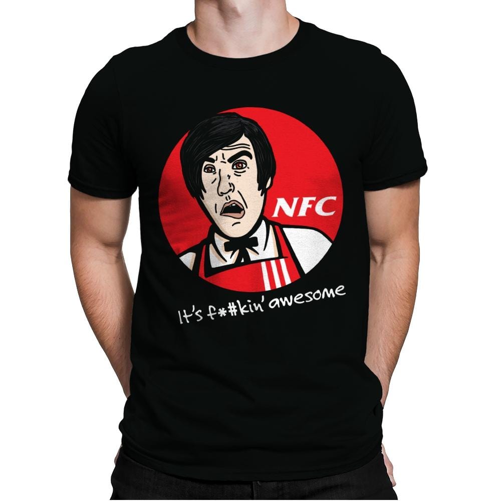 Nicky's Fried Chicken - Mens Premium T-Shirts RIPT Apparel Small / Black