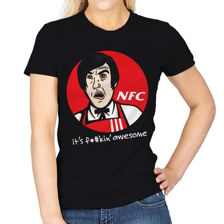Nicky's Fried Chicken - Womens T-Shirts RIPT Apparel Small / Black