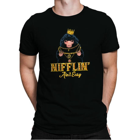 Nifflin' Ain't Easy Exclusive - Mens Premium T-Shirts RIPT Apparel Small / Black