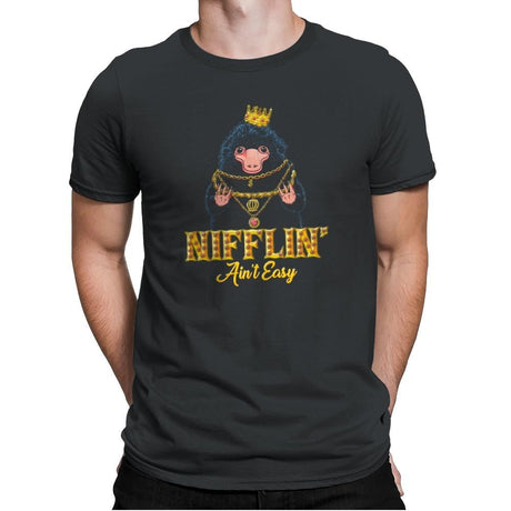 Nifflin' Ain't Easy Exclusive - Mens Premium T-Shirts RIPT Apparel Small / Heavy Metal