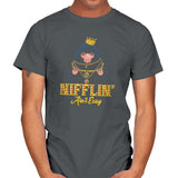 Nifflin' Ain't Easy Exclusive - Mens T-Shirts RIPT Apparel Small / Charcoal