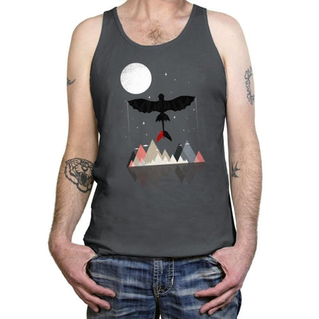Night Of The Dragon - Tanktop Tanktop RIPT Apparel X-Small / Asphalt