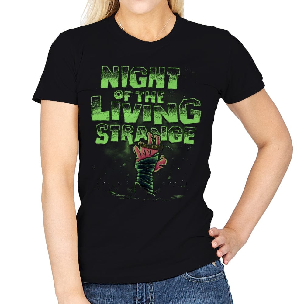 Night of the Living Strange - Womens T-Shirts RIPT Apparel Small / Black