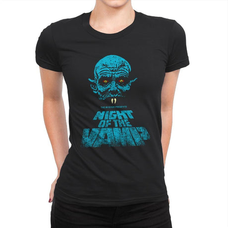 Night of the Vamp - Womens Premium T-Shirts RIPT Apparel Small / Black