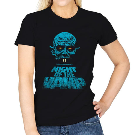 Night of the Vamp - Womens T-Shirts RIPT Apparel Small / Black