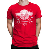 Night Owl - Mens Premium T-Shirts RIPT Apparel Small / Red