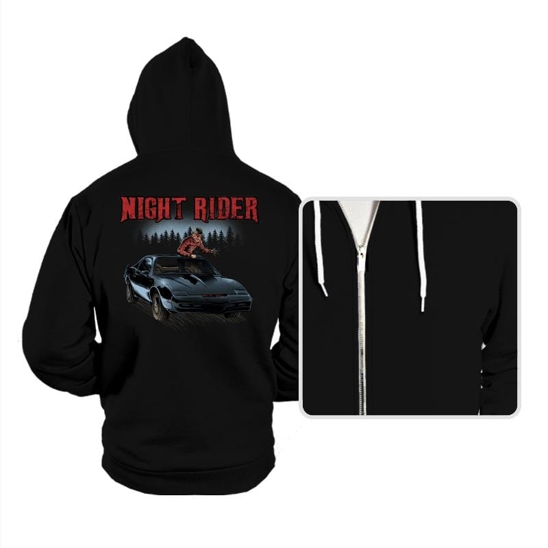 Night Rider - Hoodies Hoodies RIPT Apparel