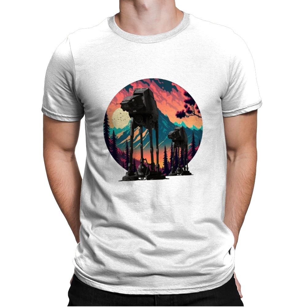Night Walker - Mens Premium T-Shirts RIPT Apparel Small / White