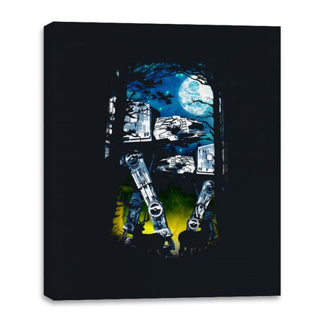 Night Walker - Shirt Club - Canvas Wraps Canvas Wraps RIPT Apparel 16x20 / Black