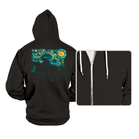 Nightfall in Middle-earth - Hoodies Hoodies RIPT Apparel Small / Black