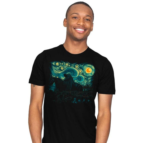 Nightfall in Middle-earth - Mens T-Shirts RIPT Apparel Small / Black