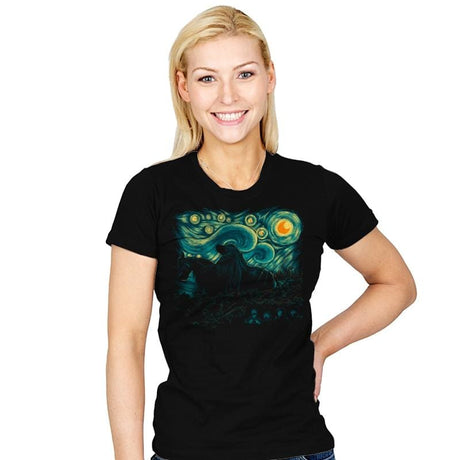 Nightfall in Middle-earth - Womens T-Shirts RIPT Apparel Small / Black