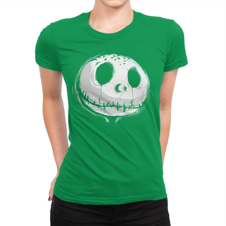 Nightmare - Art Attack - Womens Premium T-Shirts RIPT Apparel Small / Kelly Green