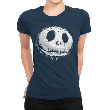 Nightmare - Art Attack - Womens Premium T-Shirts RIPT Apparel Small / Midnight Navy
