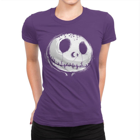 Nightmare - Art Attack - Womens Premium T-Shirts RIPT Apparel Small / Purple Rush