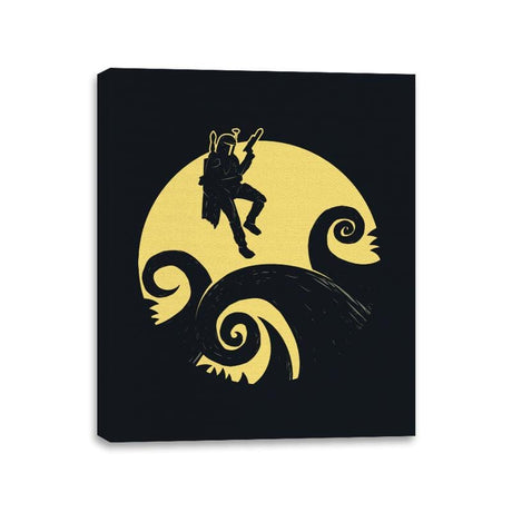 Nightmare Before Sarlacc - Canvas Wraps Canvas Wraps RIPT Apparel 11x14 / Black