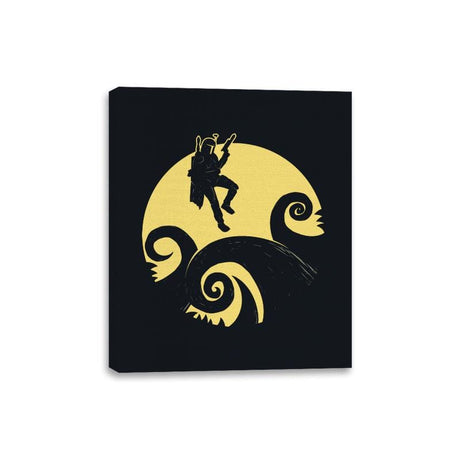 Nightmare Before Sarlacc - Canvas Wraps Canvas Wraps RIPT Apparel 8x10 / Black