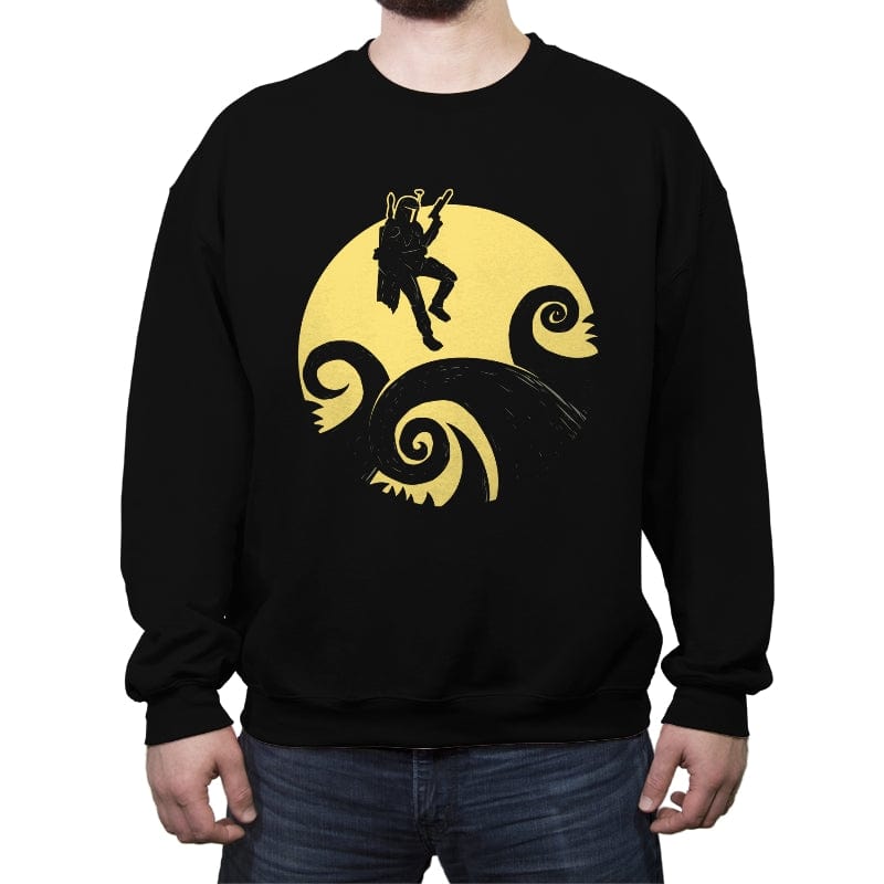 Nightmare Before Sarlacc - Crew Neck Sweatshirt Crew Neck Sweatshirt RIPT Apparel Small / Black