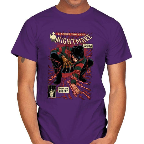 Nightmare - Best Seller - Mens T-Shirts RIPT Apparel Small / Purple