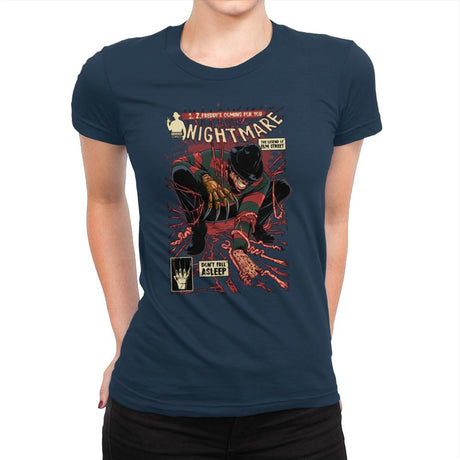 Nightmare - Best Seller - Womens Premium T-Shirts RIPT Apparel Small / Midnight Navy