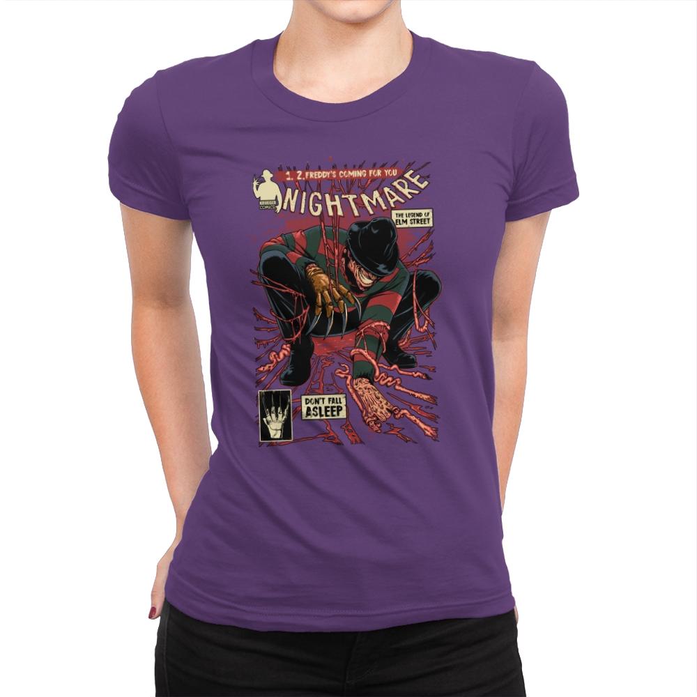 Nightmare - Best Seller - Womens Premium T-Shirts RIPT Apparel Small / Purple Rush