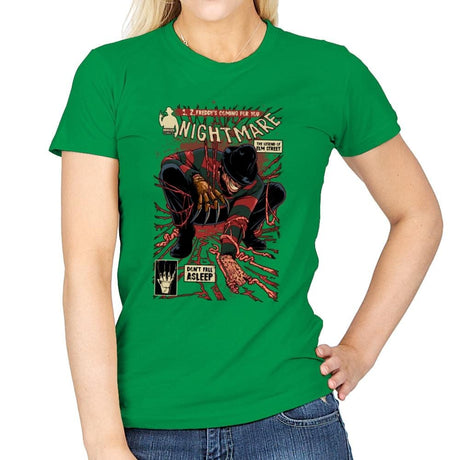 Nightmare - Best Seller - Womens T-Shirts RIPT Apparel Small / Irish Green