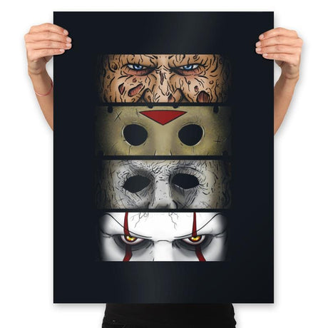 Nightmare Eyes - Prints Posters RIPT Apparel 18x24 / Black