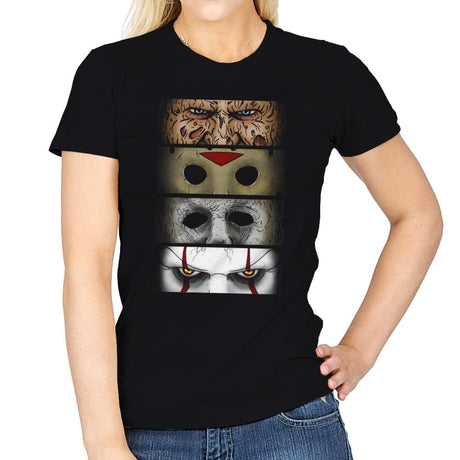 Nightmare Eyes - Womens T-Shirts RIPT Apparel Small / Black