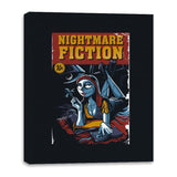 Nightmare Fiction - Canvas Wraps Canvas Wraps RIPT Apparel 16x20 / Black