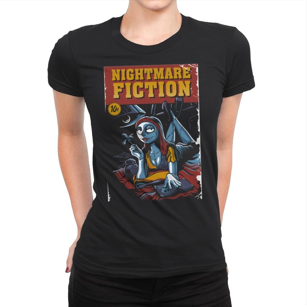 Nightmare Fiction - Womens Premium T-Shirts RIPT Apparel Small / Black