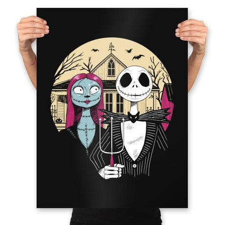 Nightmare Gothic - Prints Posters RIPT Apparel 18x24 / Black