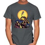 Nightmare Of The Rings - Mens T-Shirts RIPT Apparel Small / Charcoal
