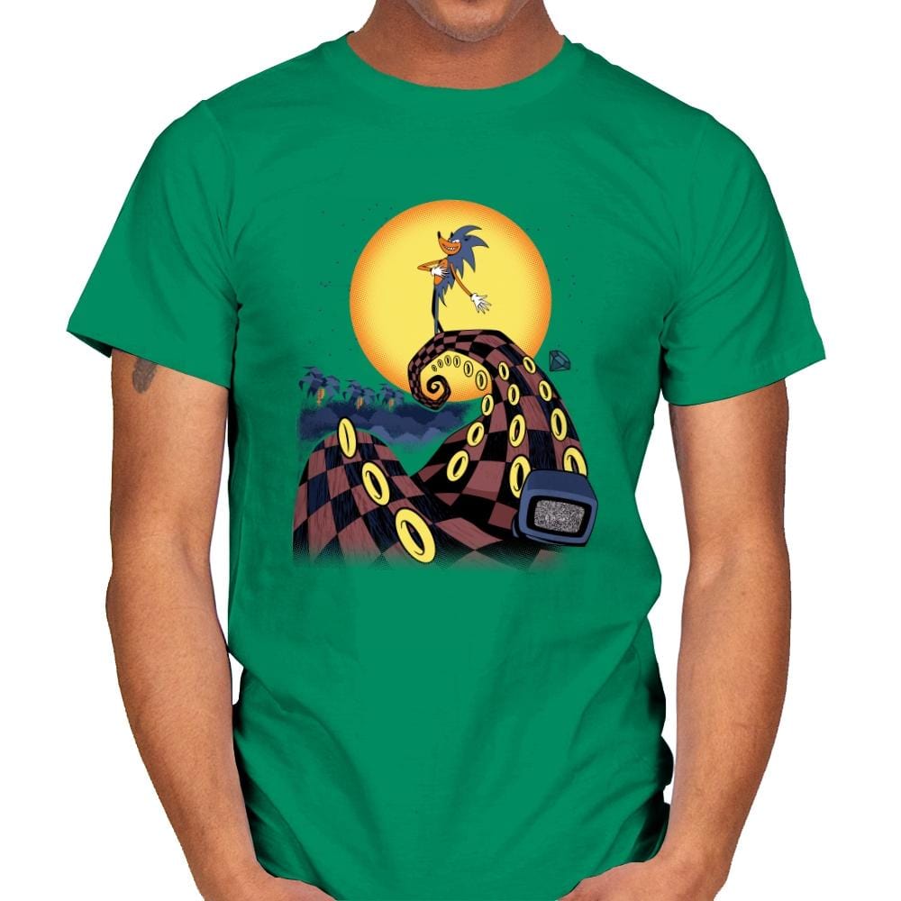 Nightmare Of The Rings - Mens T-Shirts RIPT Apparel Small / Kelly