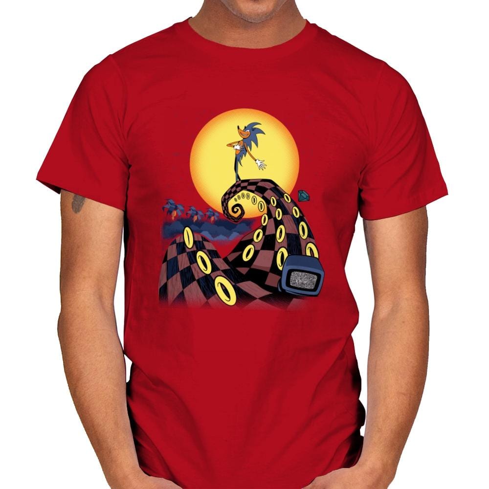 Nightmare Of The Rings - Mens T-Shirts RIPT Apparel Small / Red