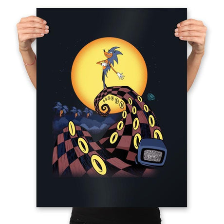 Nightmare Of The Rings - Prints Posters RIPT Apparel 18x24 / Black