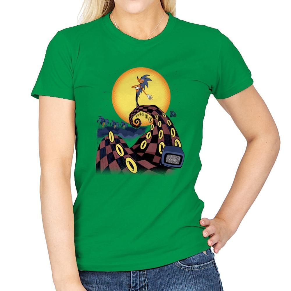 Nightmare Of The Rings - Womens T-Shirts RIPT Apparel Small / Irish Green