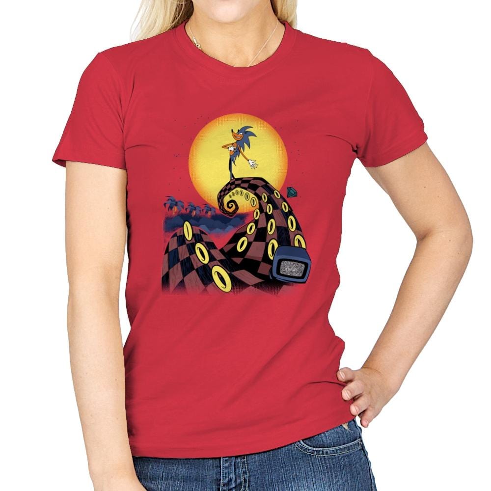 Nightmare Of The Rings - Womens T-Shirts RIPT Apparel Small / Red