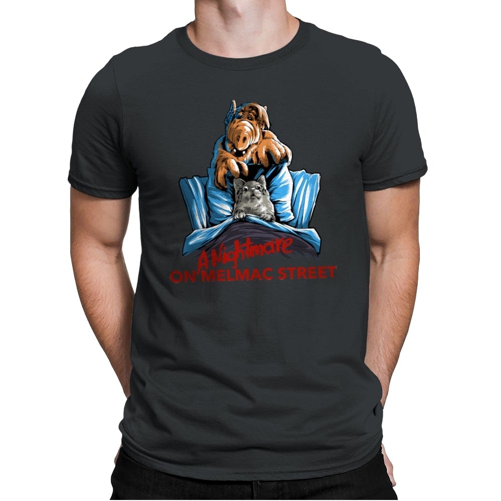 Nightmare on Melmac Street - Best Seller - Mens Premium T-Shirts RIPT Apparel Small / Heavy Metal