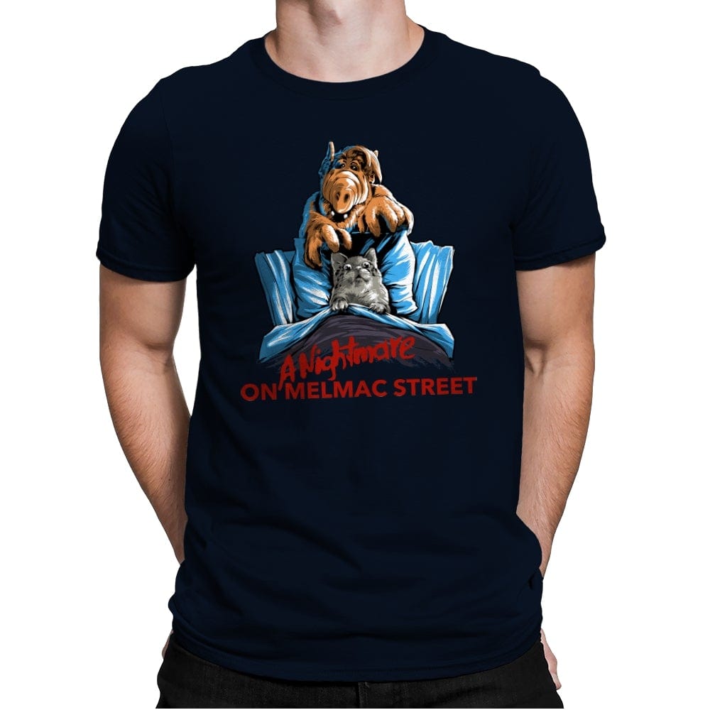 Nightmare on Melmac Street - Best Seller - Mens Premium T-Shirts RIPT Apparel Small / Midnight Navy
