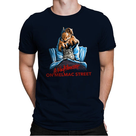 Nightmare on Melmac Street - Best Seller - Mens Premium T-Shirts RIPT Apparel Small / Midnight Navy