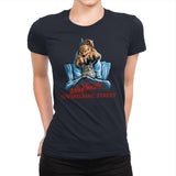 Nightmare on Melmac Street - Best Seller - Womens Premium T-Shirts RIPT Apparel Small / Midnight Navy